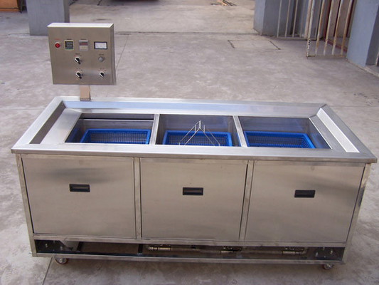 Degreasing Ultrasonic Cleaning Machine Double Tank SUS304 Stainless Steel Material