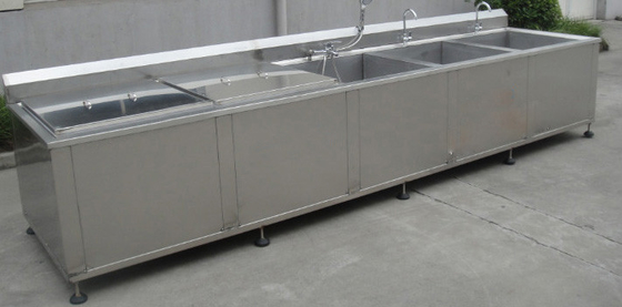24/60W Manual Ultrasonic Cleaning Machine 28KHz Frequency For Aluminum Industry