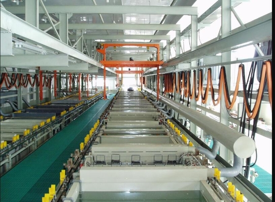 Profile Aluminium Anodizing Machine Eco Friendly Electrode Coating Vertical Design