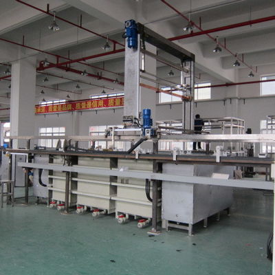 Precise Aluminum Anodizing Equipment AC380V Two Gantry Type Vehicles Operated