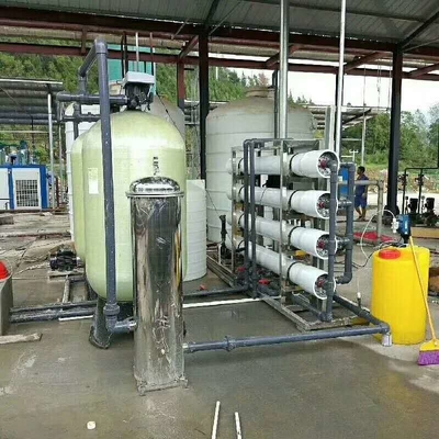 FRP Industrial Water Purification Machine Automatic Manual Operation Non Leakage