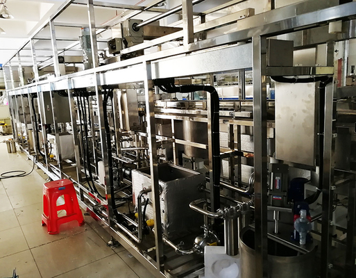 Customized 7 Tank Ultrasonic Automatic Cleaning Machine Multi function Stainless Steel Tunnel Drying Spraying