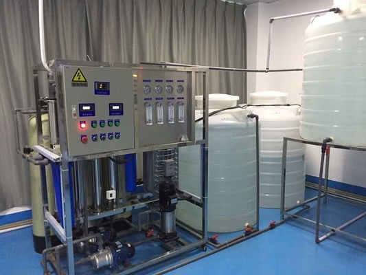 Ausrüstung der Wasseraufbereitungs-1000L, Handelsumkehr-osmose-Wasser-Filtrations-System